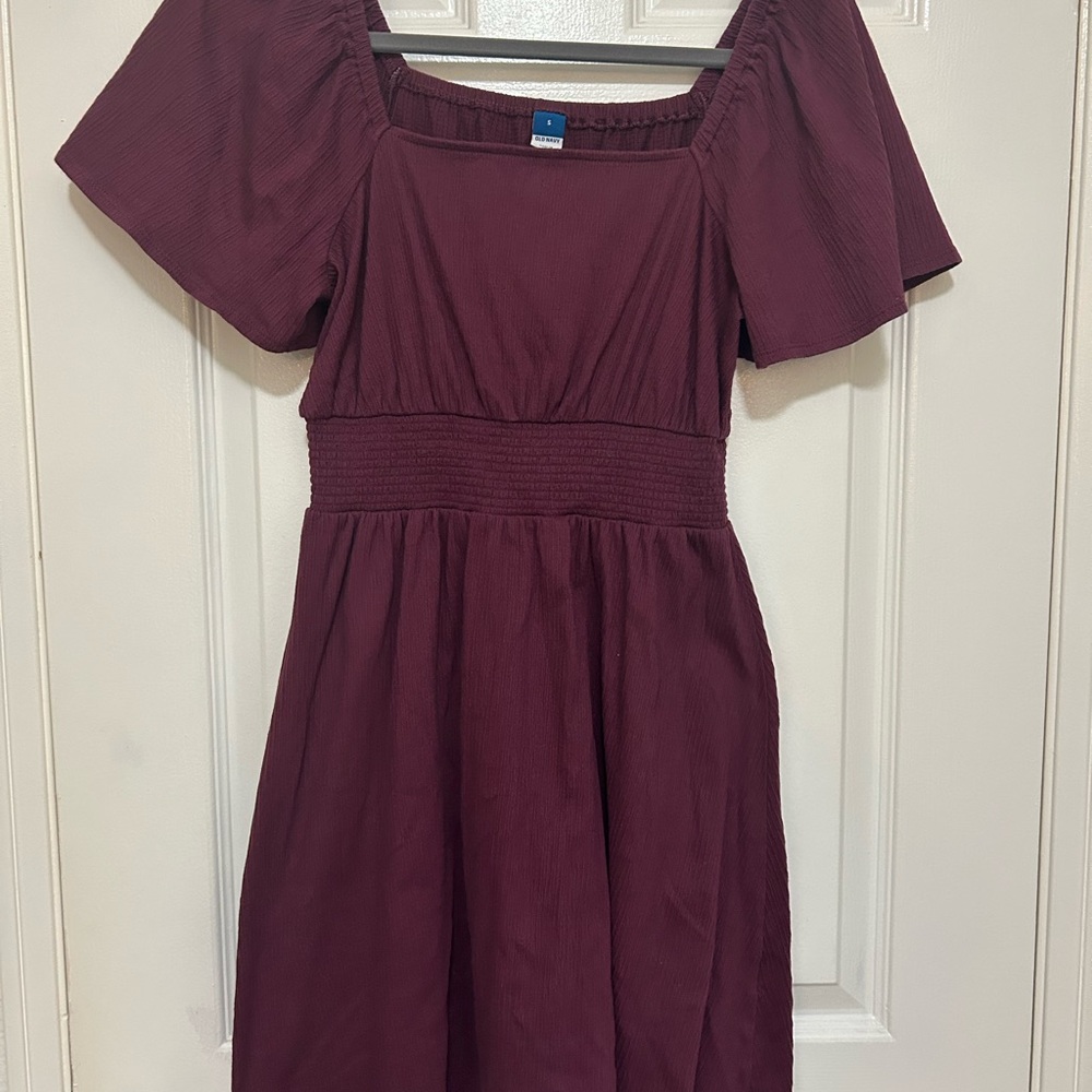 Old Navy Burgundy Mini Dress